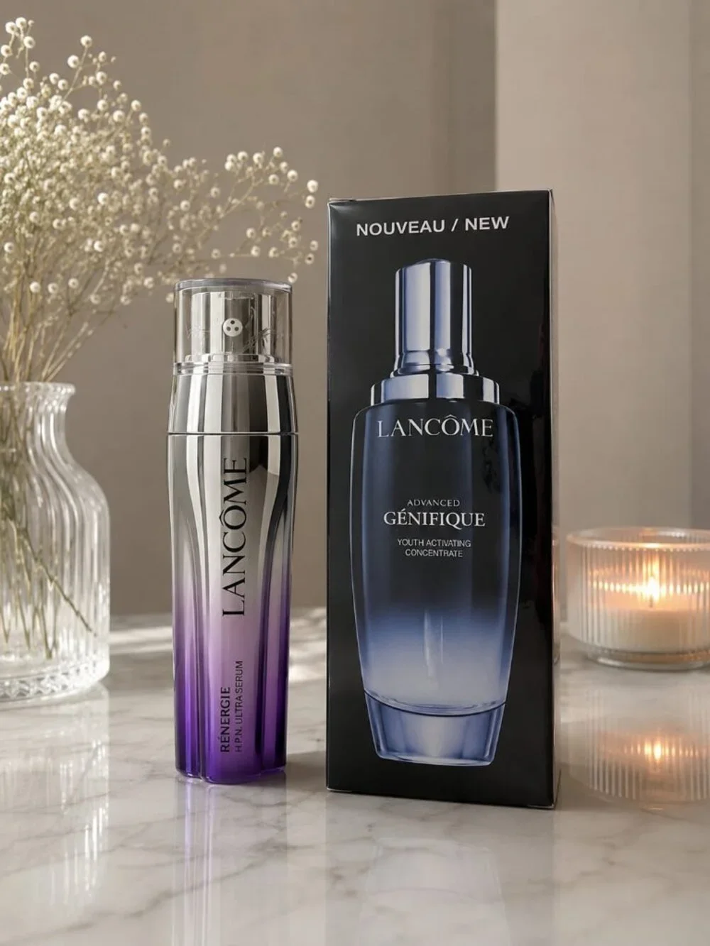 Lancôme Rénergie H.C.F Triple Serum 50ml, Lancôme Advanced Génifique 100 ml